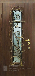 Фото «Дверь с ковкой №17»  в Смоленску