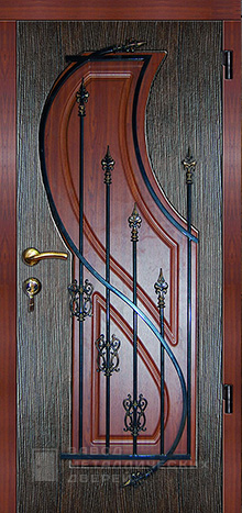 Фото «Дверь с ковкой №8» в Смоленску